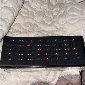 NEW Colorful Gemstone Nose Rings Pick Your Color!